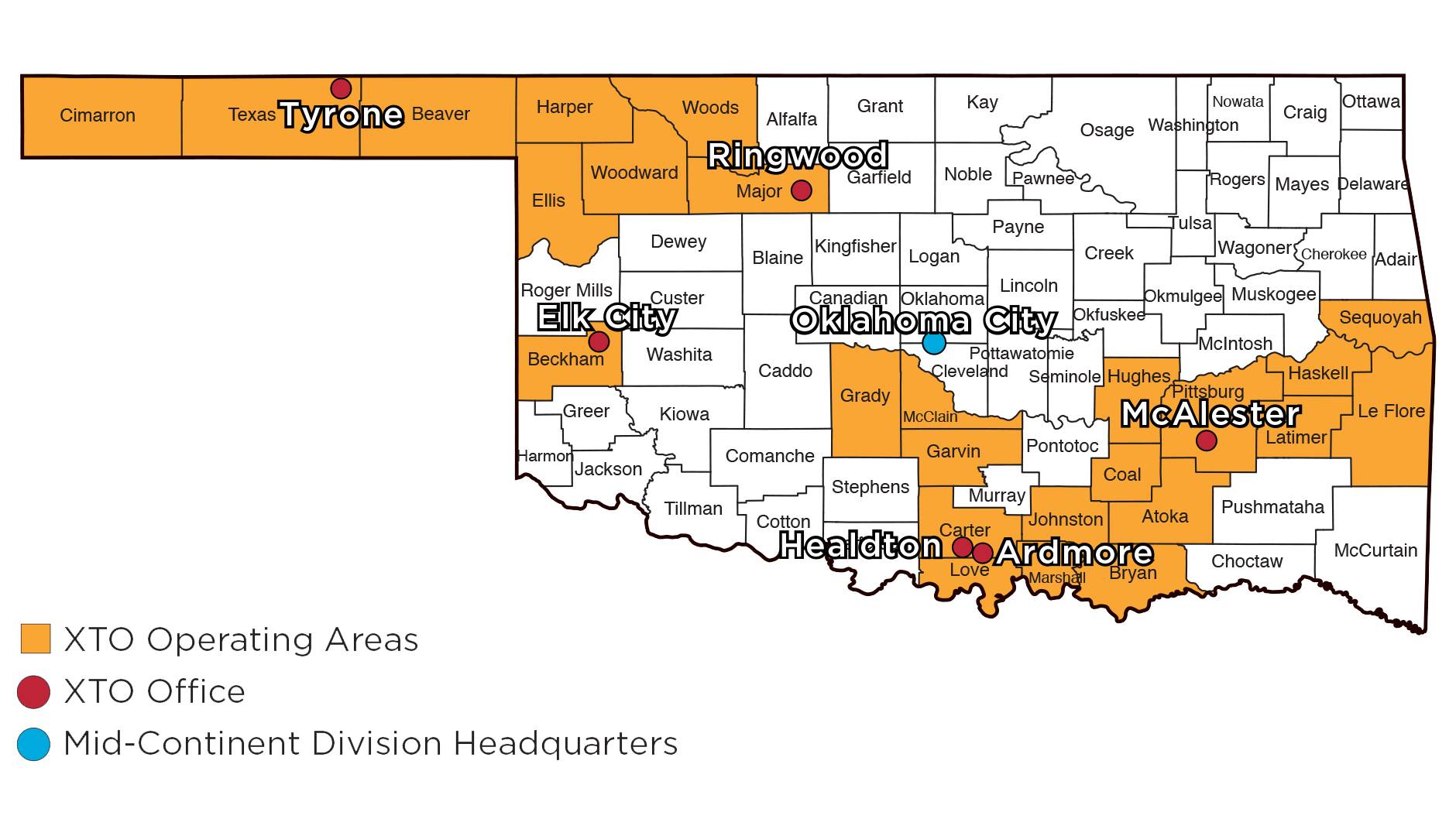 Oklahoma  XTO Energy
