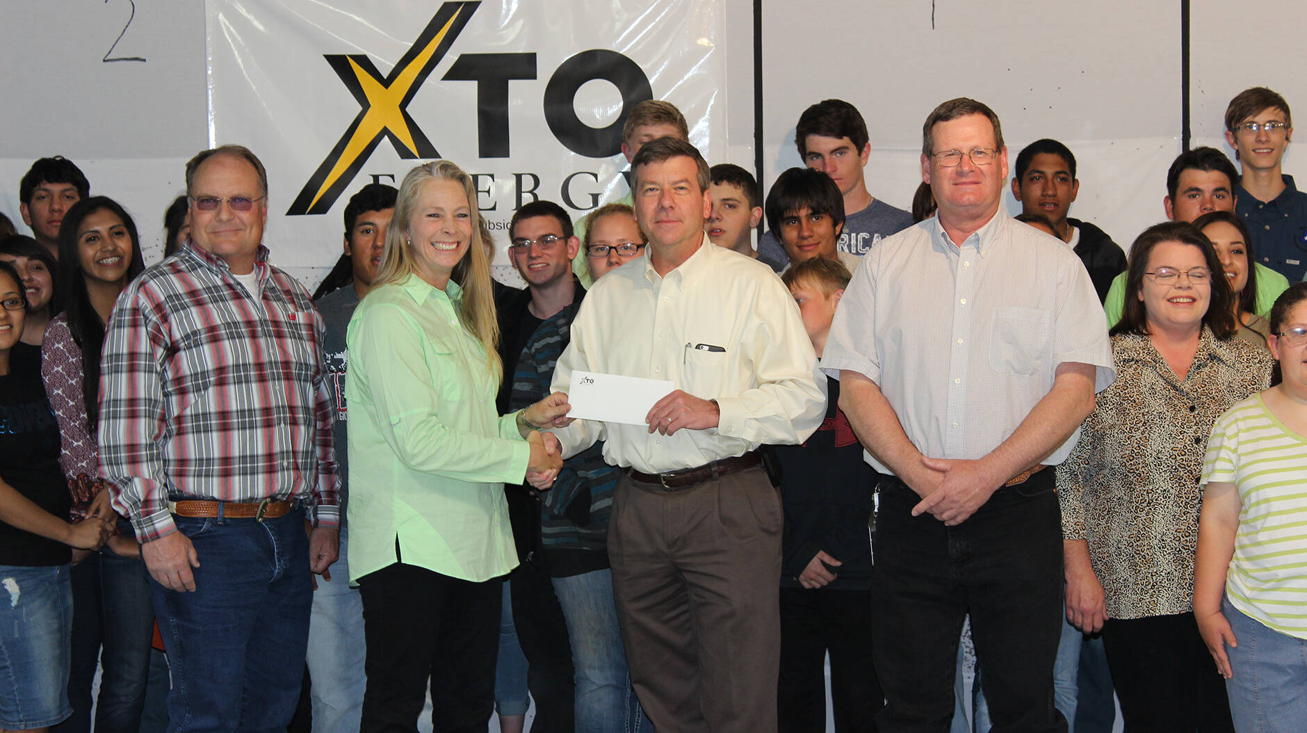 Iraan-Sheffield ISD Ag Barn nears completion thanks to $40,000 donation from XTO Energy
